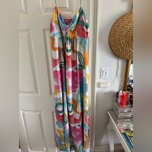 Show Me Your MuMu Colorful Abstract Maxi Dress